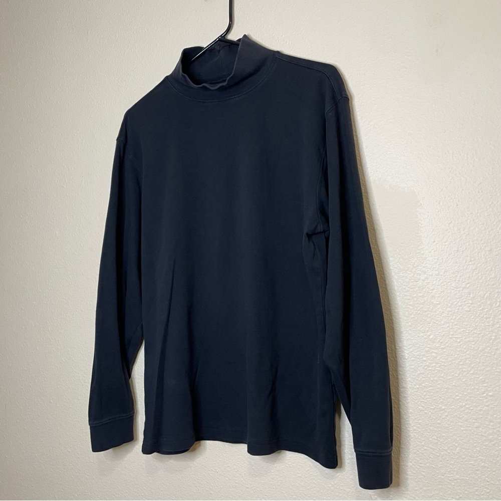 L.L. Bean womens black turtleneck